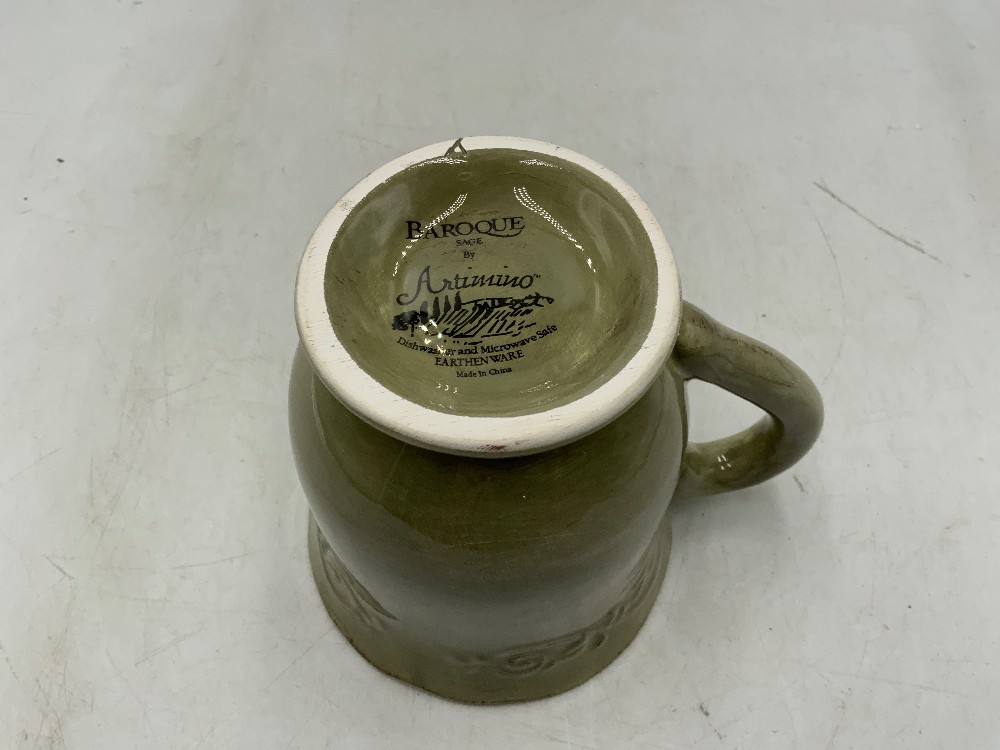 Green Baroque Dish Set for 4