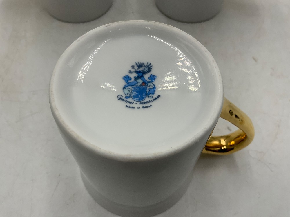 Germer Porcelanas Mugs - Set of 6