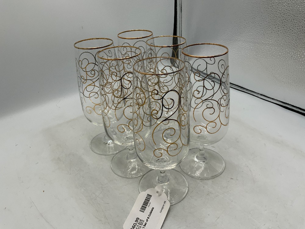 Pier 1 Set of 6 Goblets