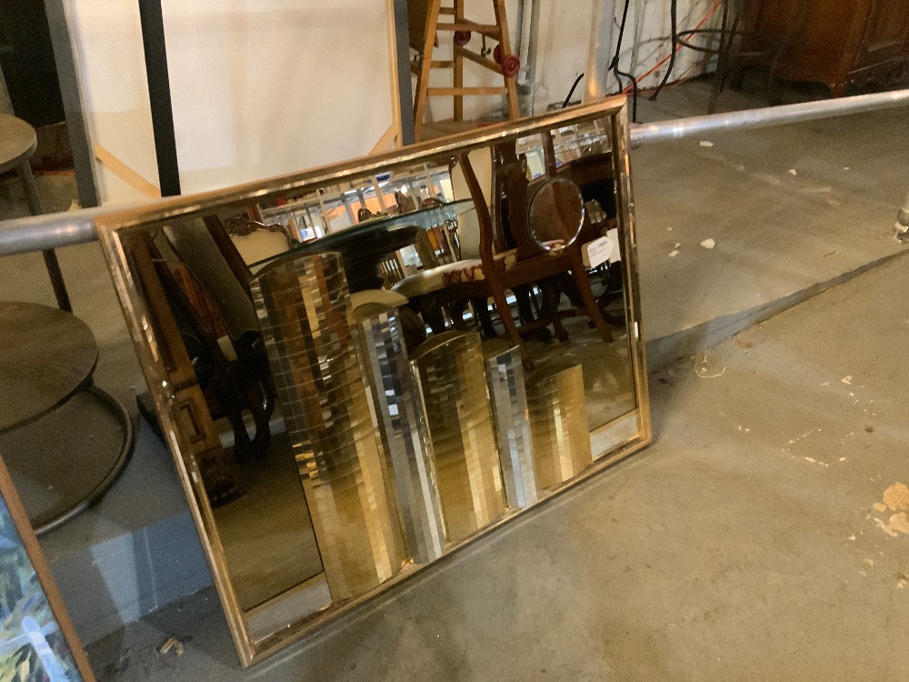 MCM Mirrored Framed Art