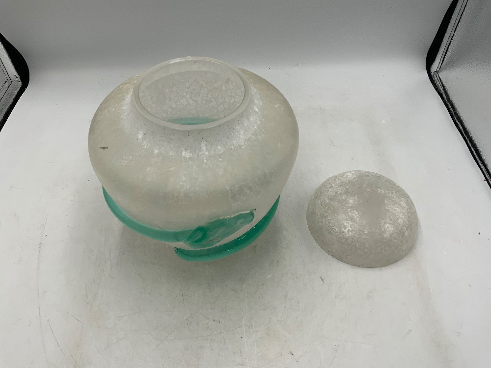 Scavo Glass jar w/ Lid