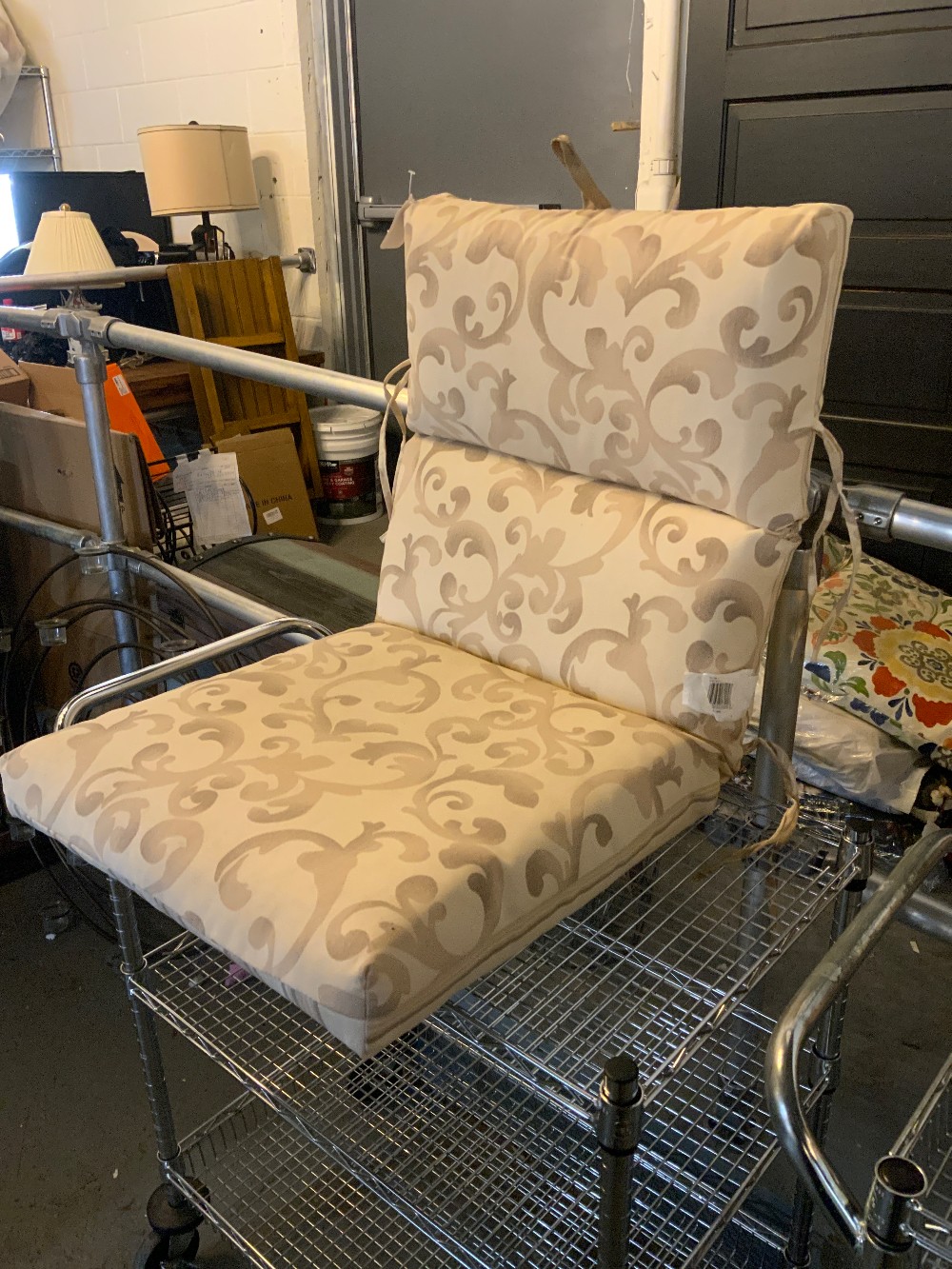 Tan Lounge Chair Cushion