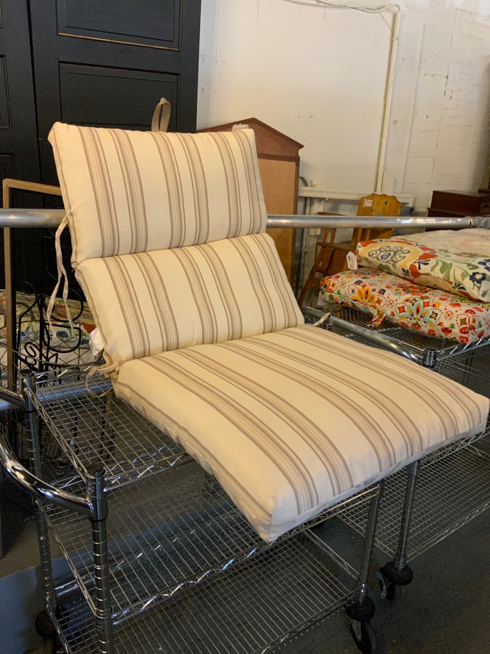 Tan Lounge Chair Cushion