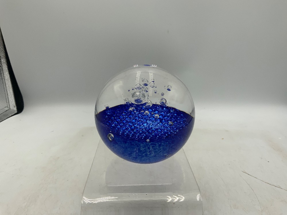 Blue Paper Weight