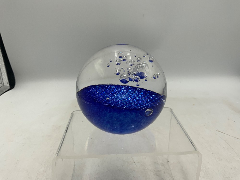 Blue Paper Weight