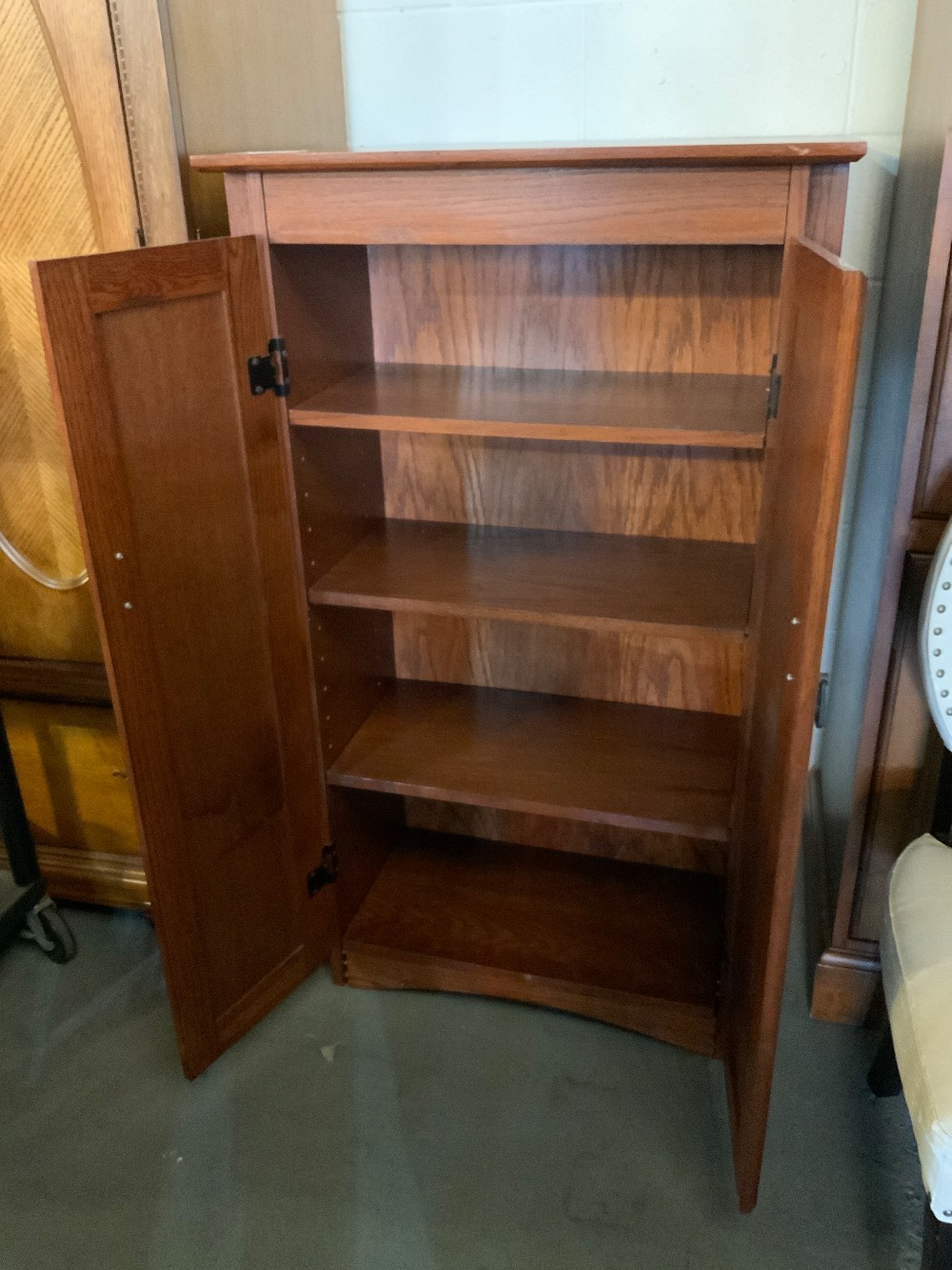 Red Wood Cabinet
