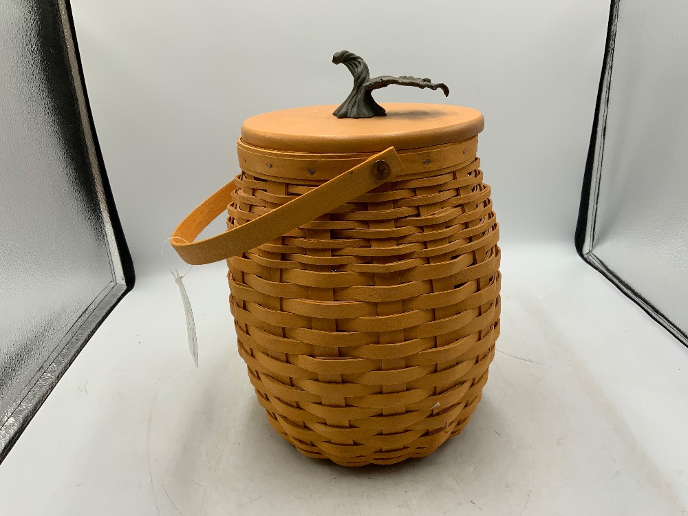 Longaberger 2000 Basket Pumpkin With Lid