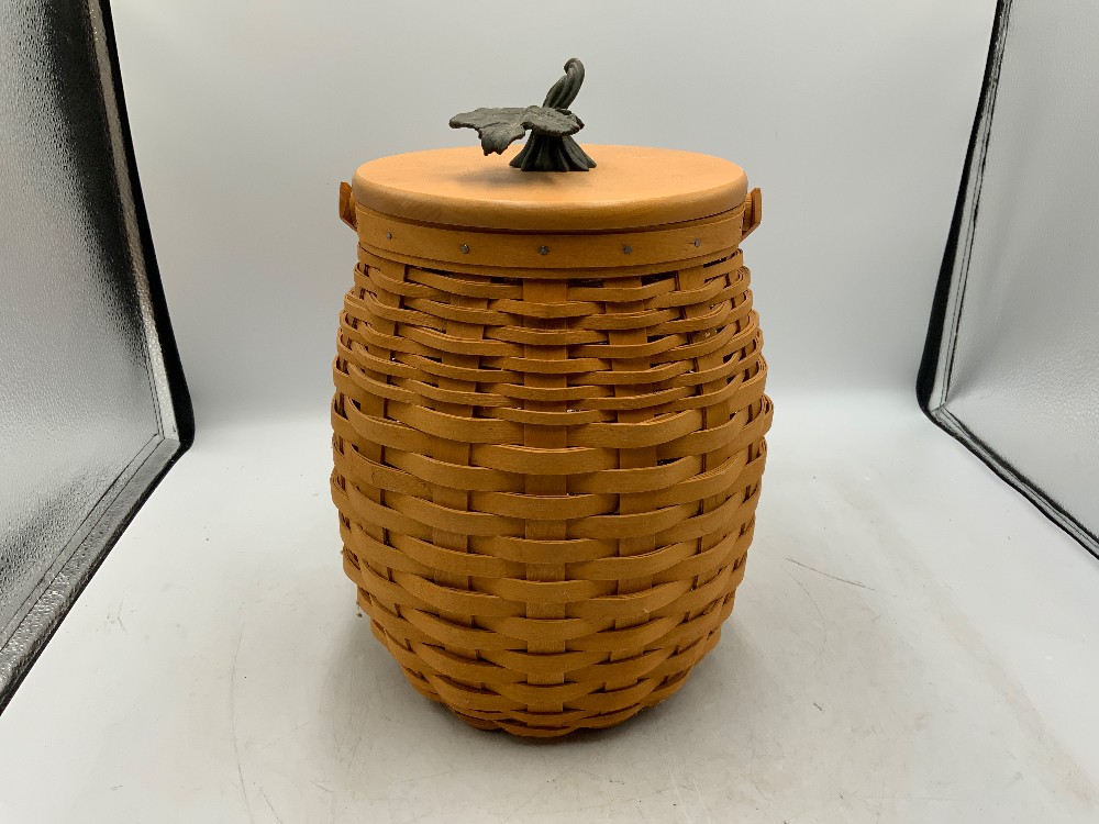Longaberger 2000 Basket Pumpkin With Lid