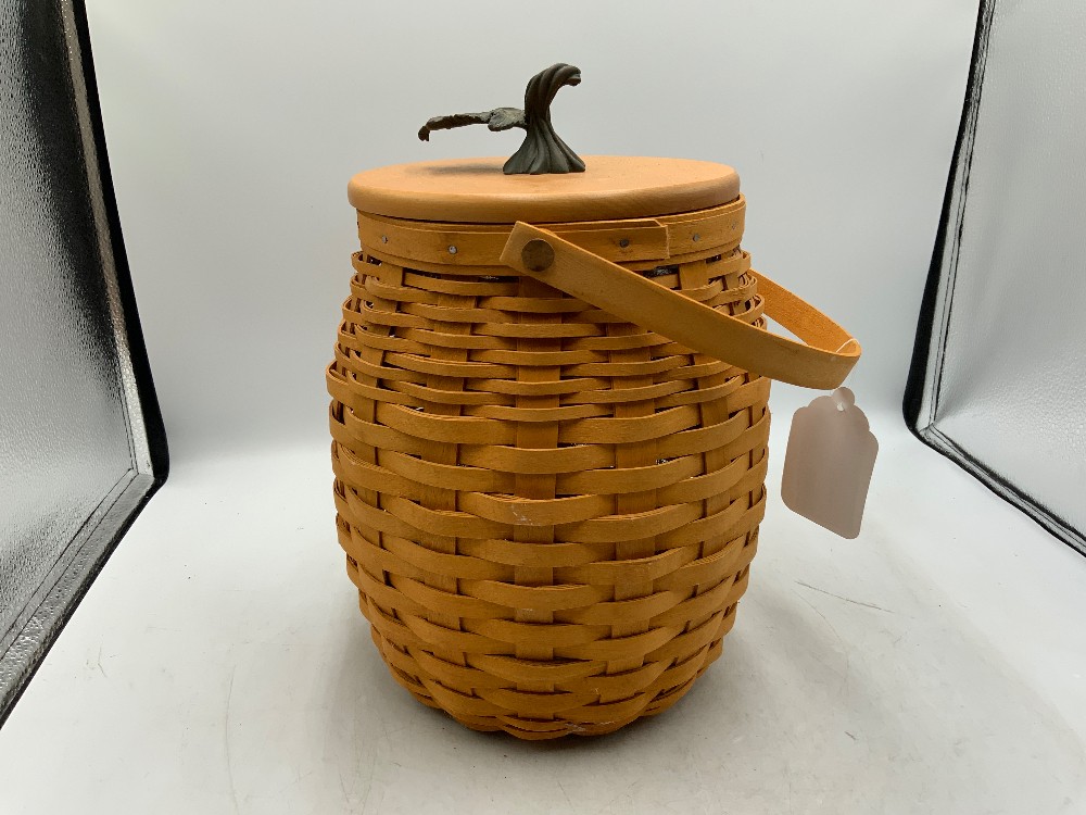 Longaberger 2000 Basket Pumpkin With Lid