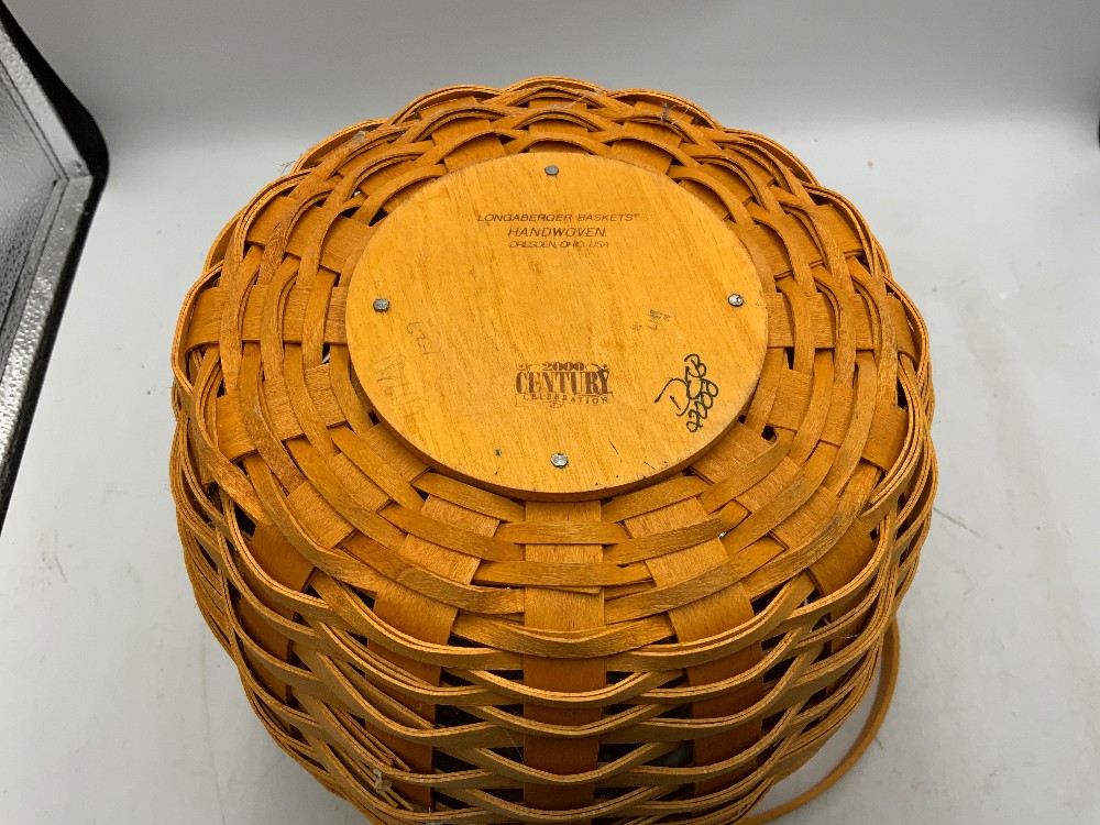 Longaberger 2000 Basket Pumpkin With Lid