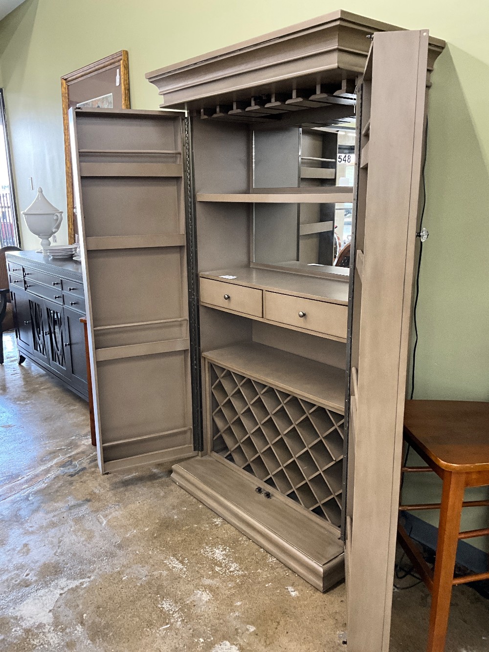 Tall Bar Wine Cabinet