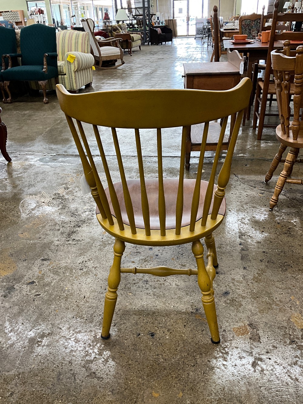 Hitchcock Mustard Wood Chair