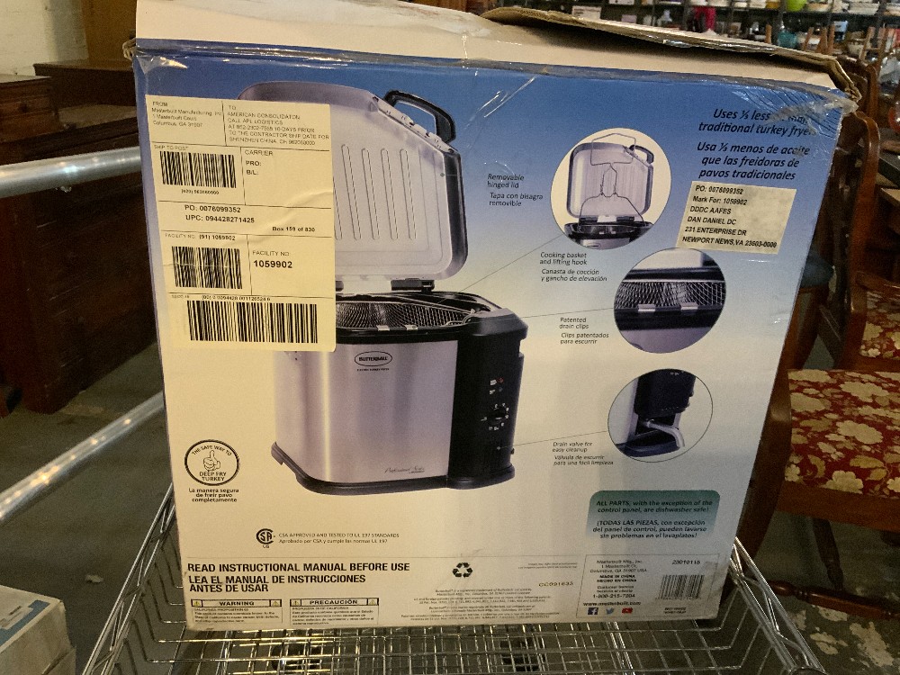 Butterball Indoor Electric Turkey Fryer