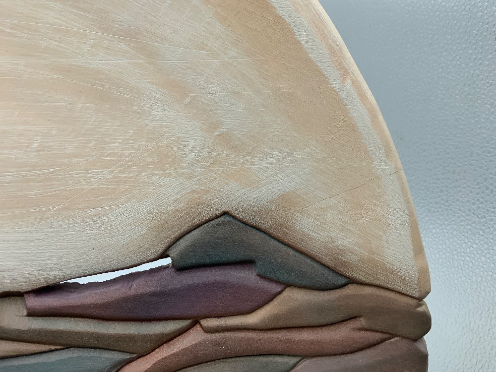 Large Southwestern Plate With Stand