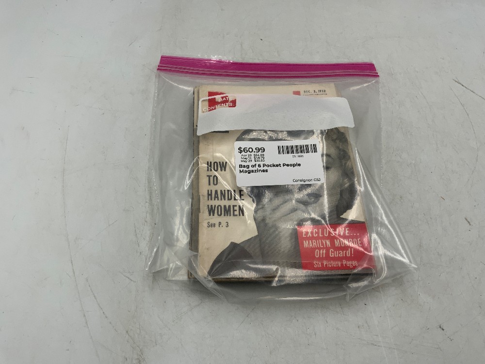 Bag of 6 Pocket People Magazines