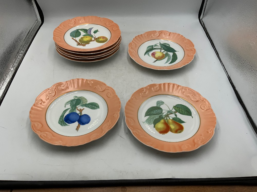 Mottaneden Set of 8 Fruit Plates