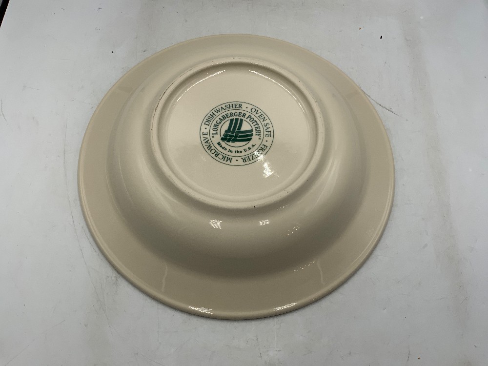 Large Longaberger Serving Bowl