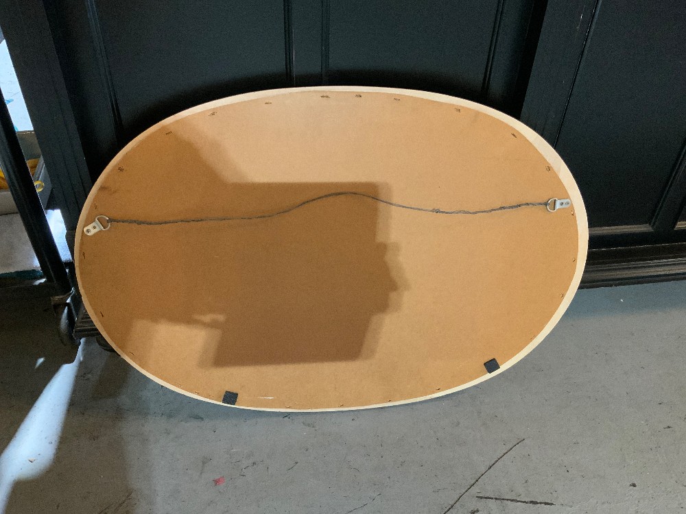 Lightwood Oval Mirror