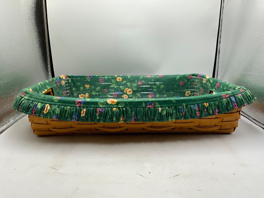 Longaberger 1997 Hostess Basket with Plastic Liner