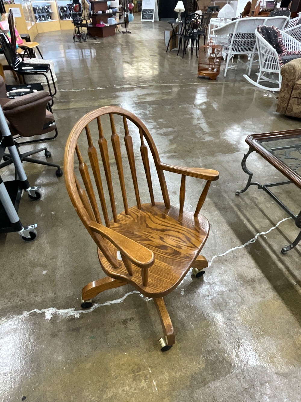 Wood Office Chair