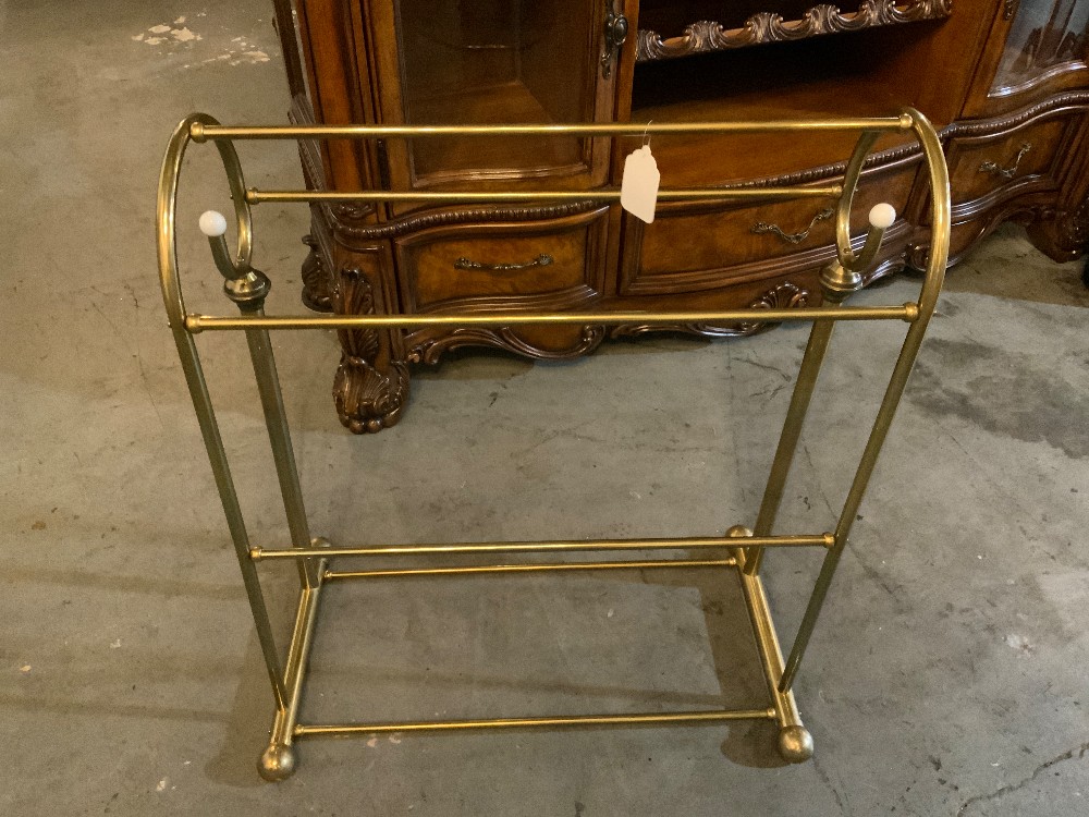 Brass Quilt Rack