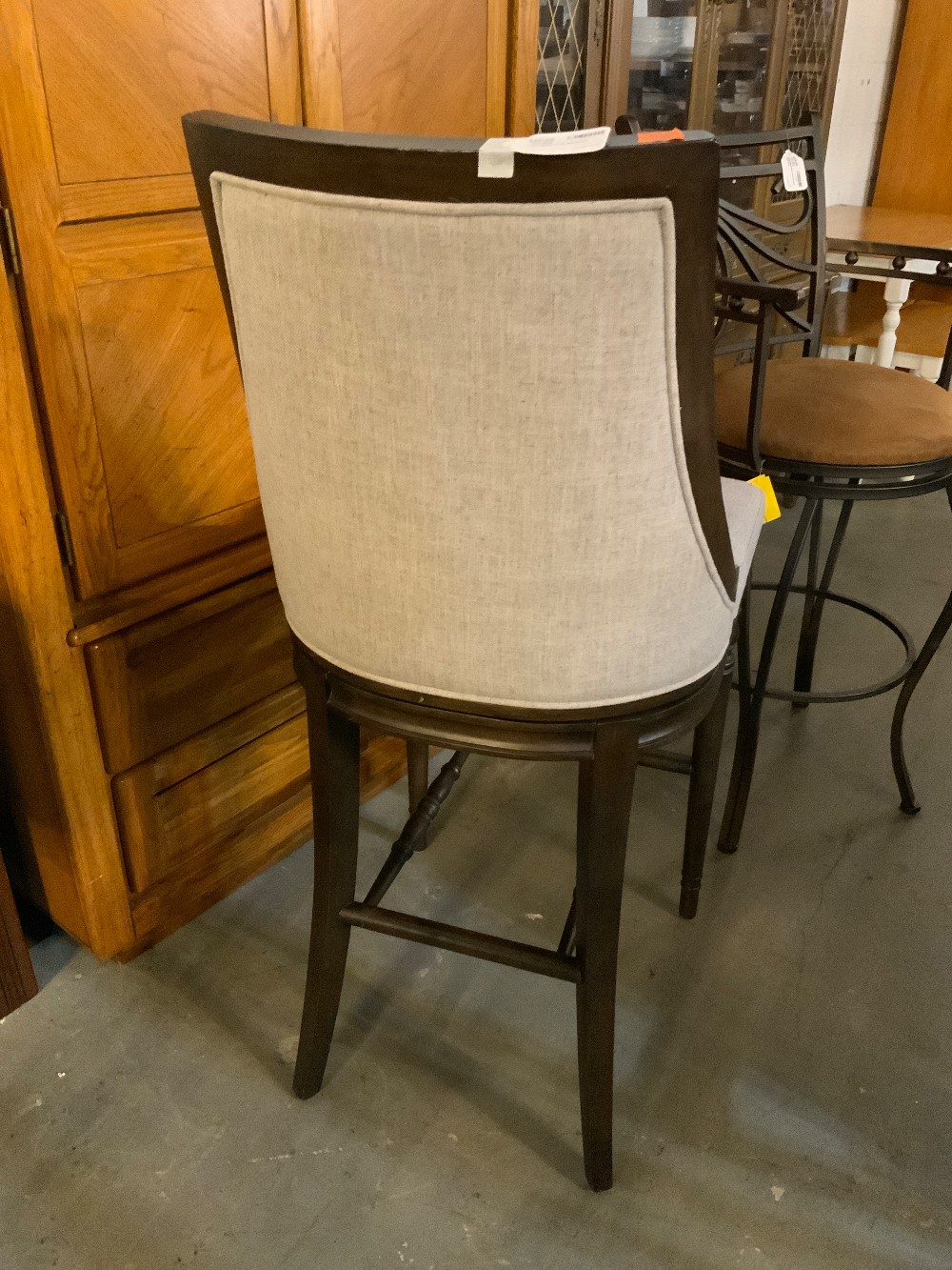 Frontgate Grey Barstool