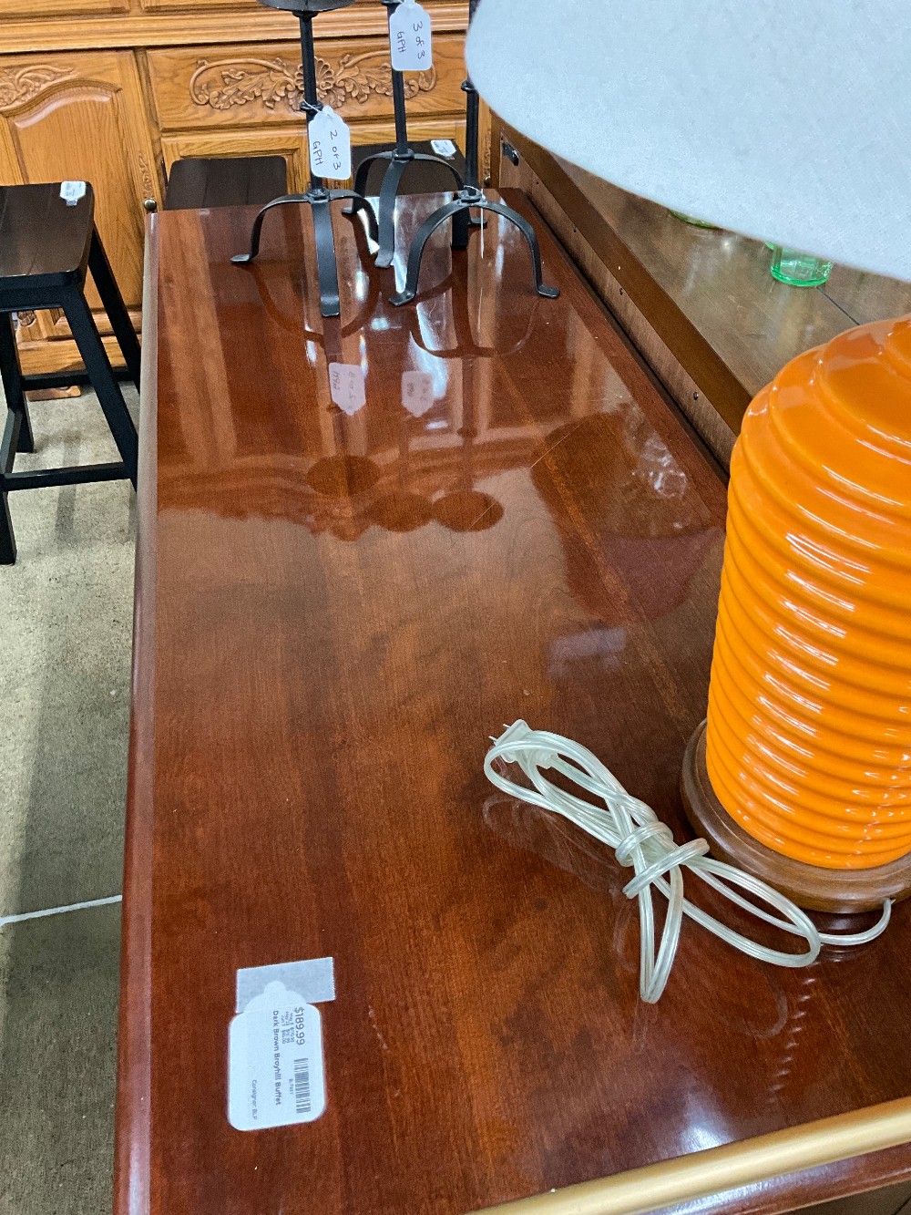 Dark Brown Broyhill Buffet