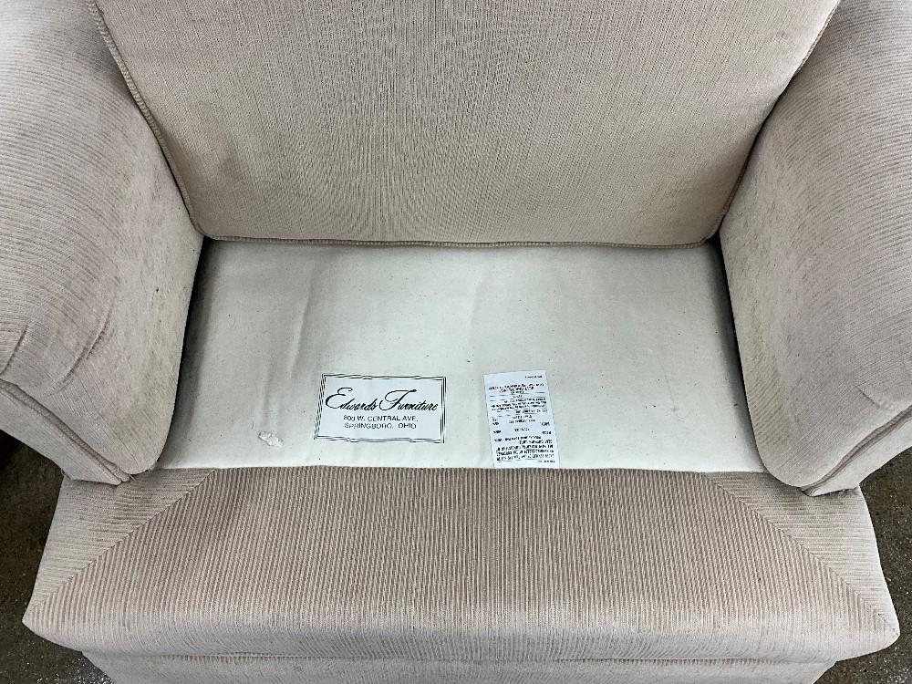Edwards Furniture Cream Accent Chair