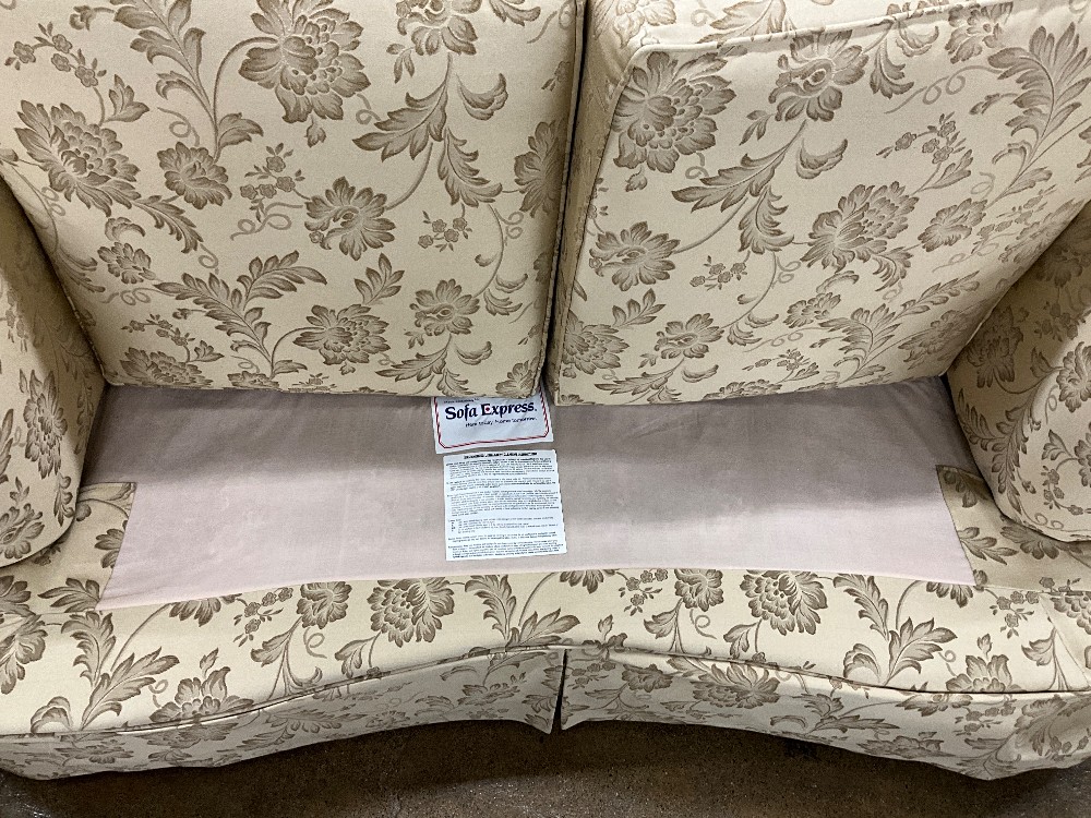 Sofa Express Gold Floral Loveseat