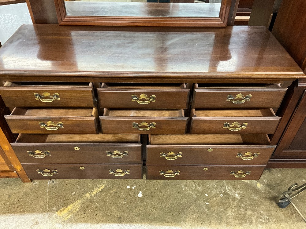 Dark Brown Dresser w/ Mirror