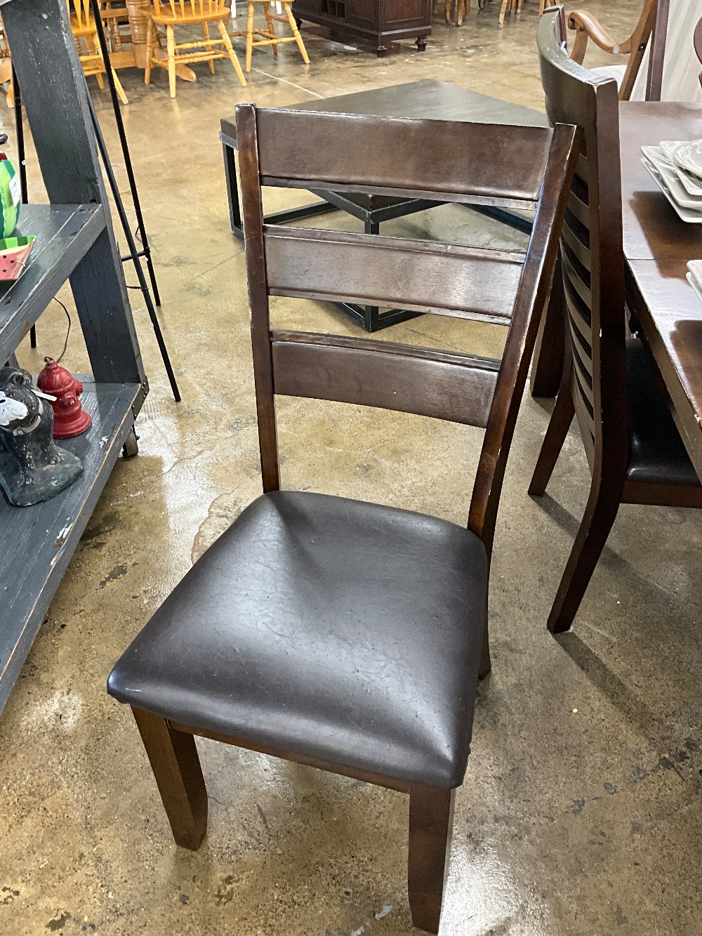 Dark wood Table w/ 4 Chairs