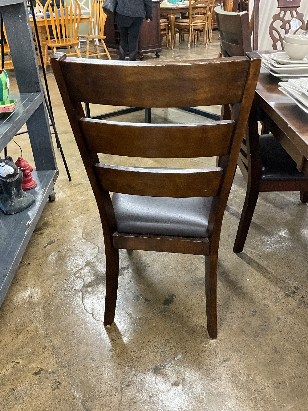 Dark wood Table w/ 4 Chairs