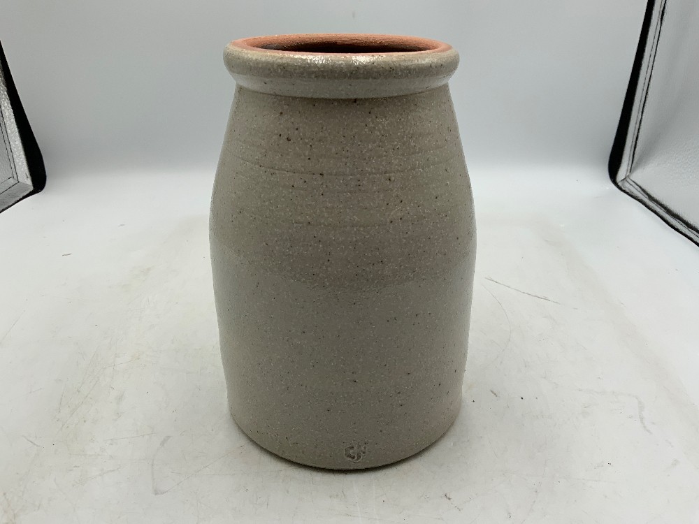 Salt Glazed Stoneware Crock - Blueberry Basket