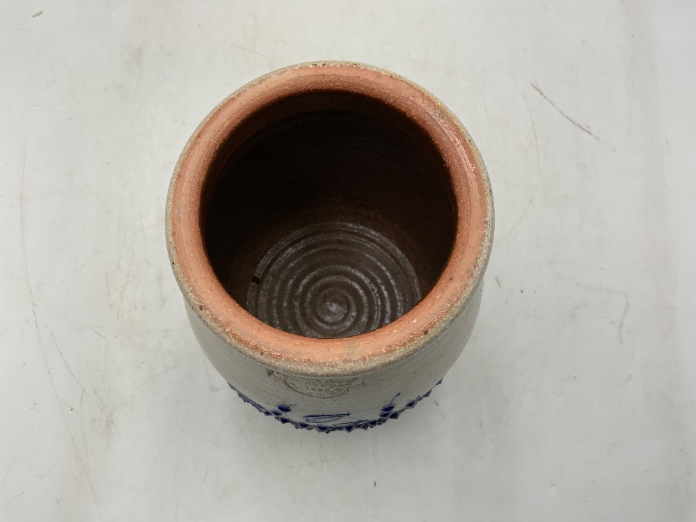 Salt Glazed Stoneware Crock - Blueberry Basket