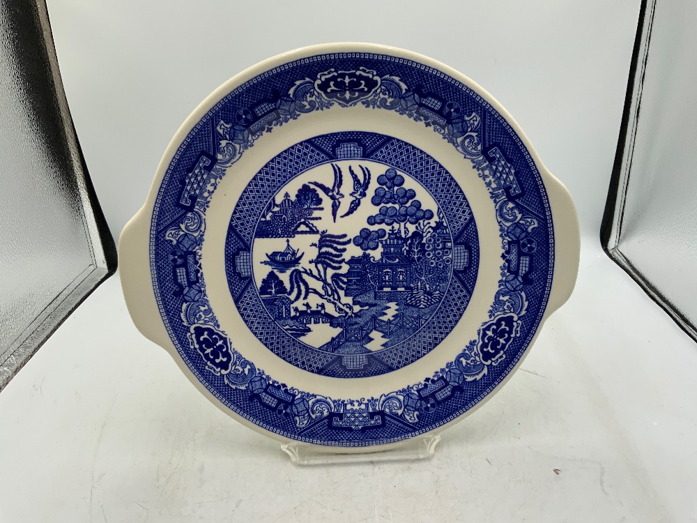 Blue Willow Royal Iron Stone Dish Set