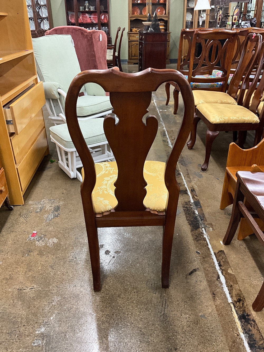 SET of 6 Cherry Dining Chairs