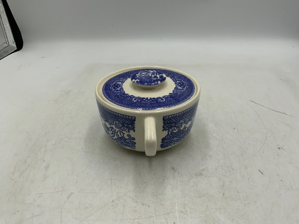 Blue Willow Royal Iron Stone Dish Set