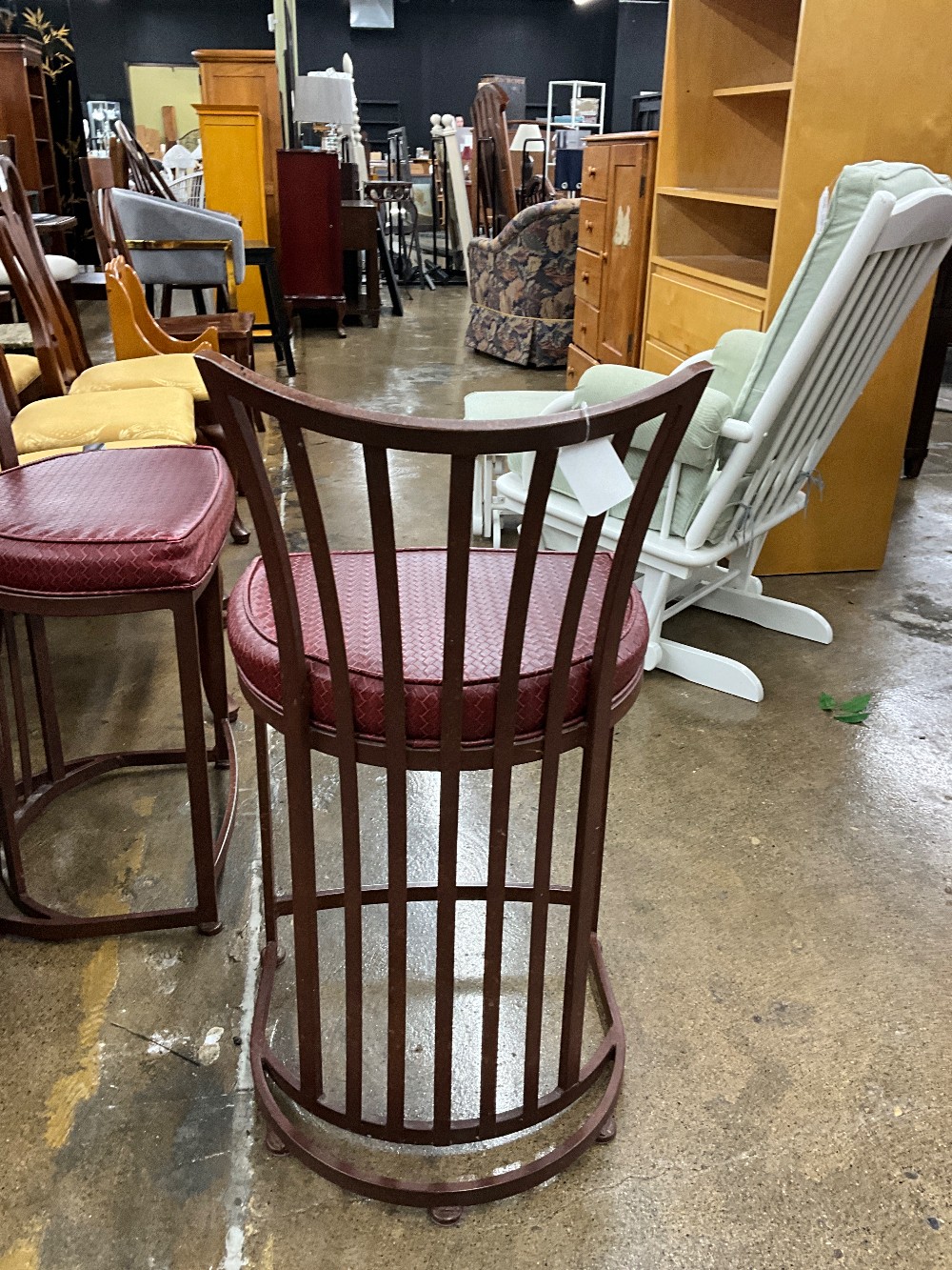 Metal Barstool w/ Back