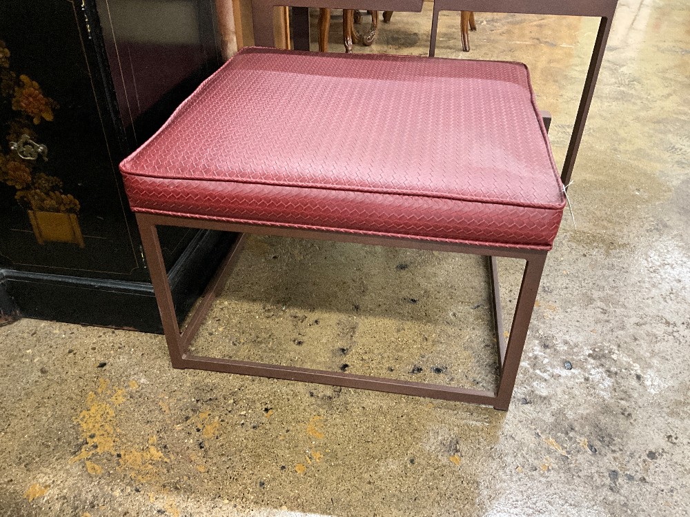 Metal Ottoman