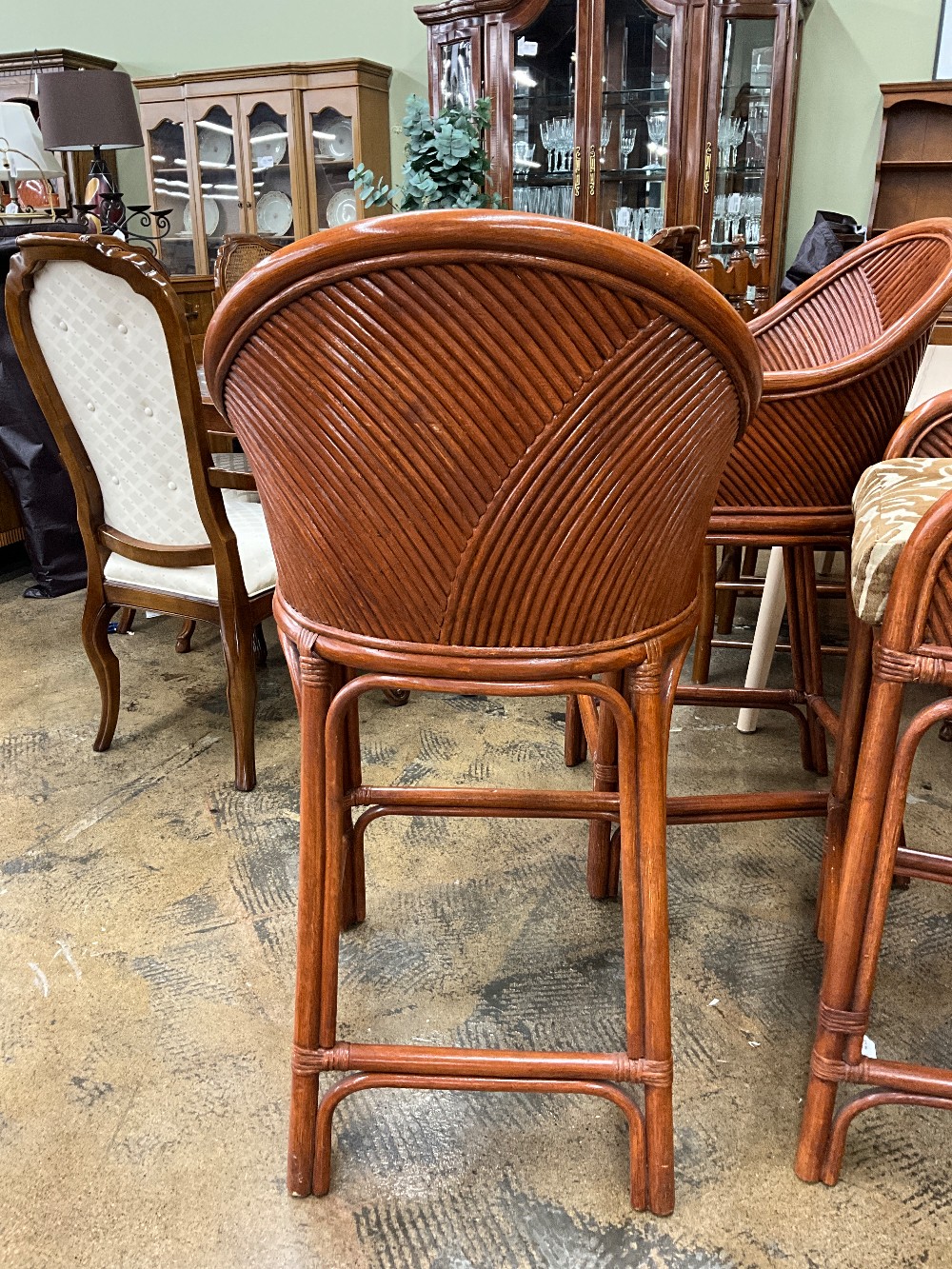 Zebra Print Barstool