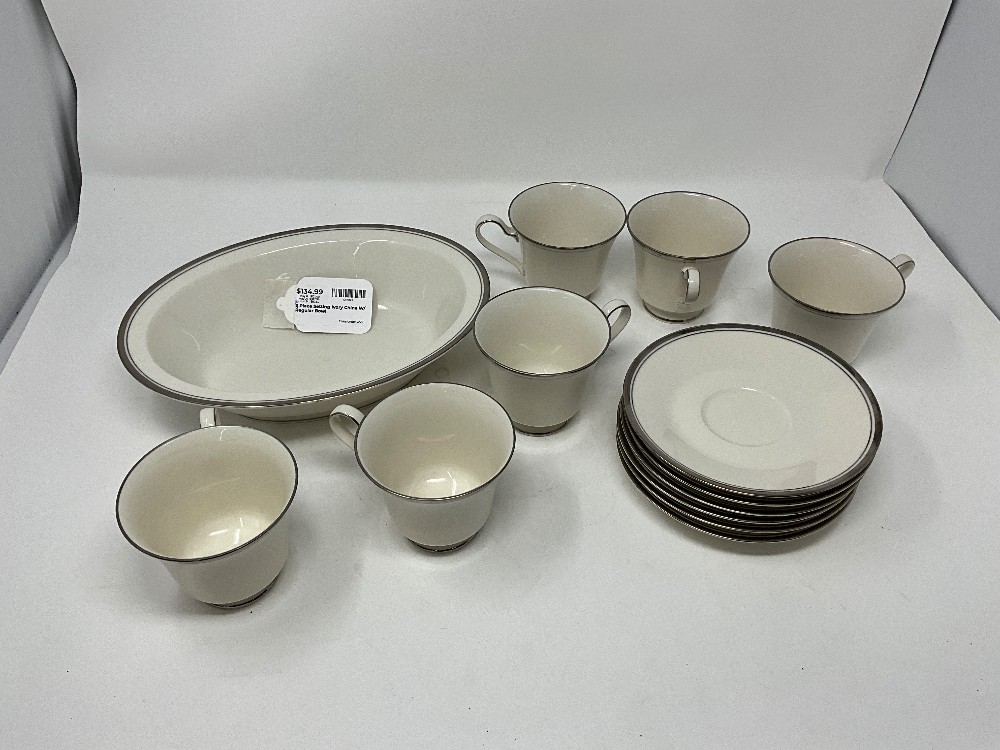 5 Place Setting Ivory China W/ Regular Bowl