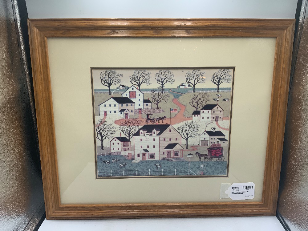 Primitive Framed Art By Charles Vysocki