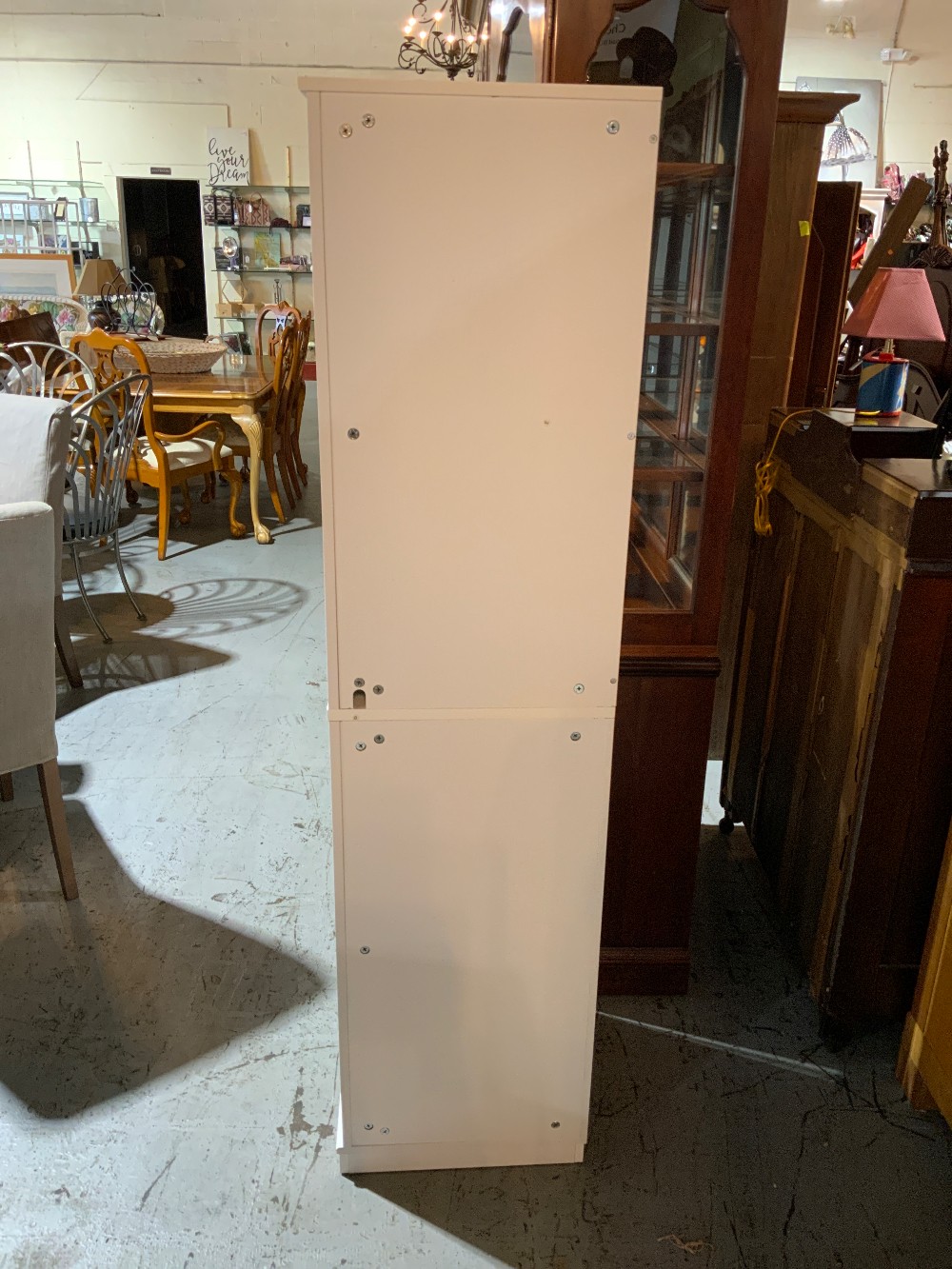 White Corner Cabinet