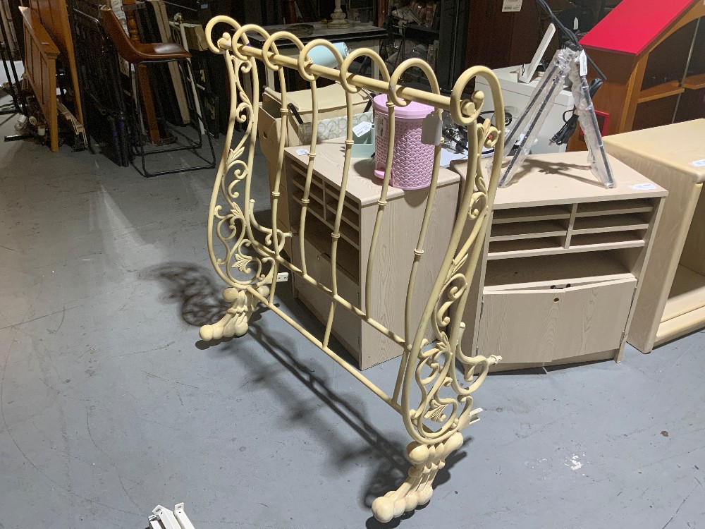 Wrought Iron White Bed