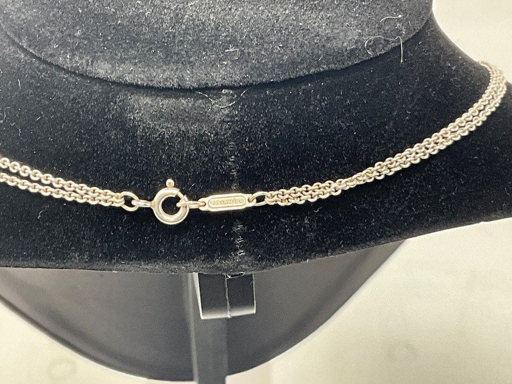 Tiffany & Co. Double Chain Infinity Necklace