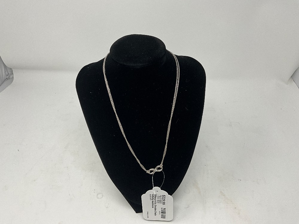 Tiffany & Co. Double Chain Infinity Necklace