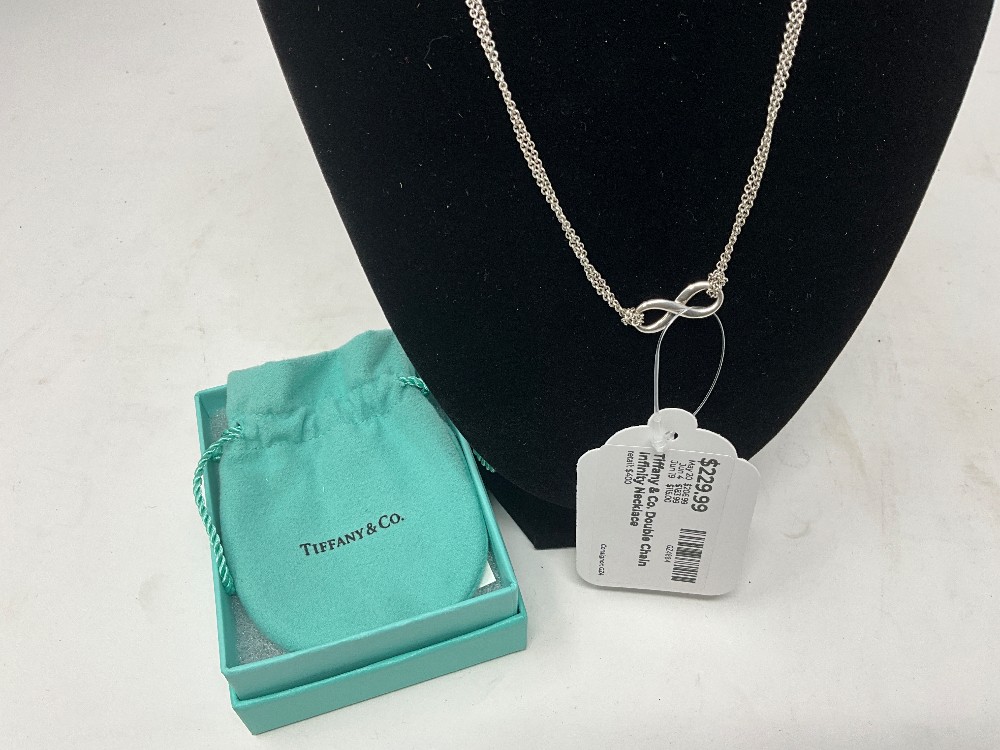 Tiffany & Co. Double Chain Infinity Necklace