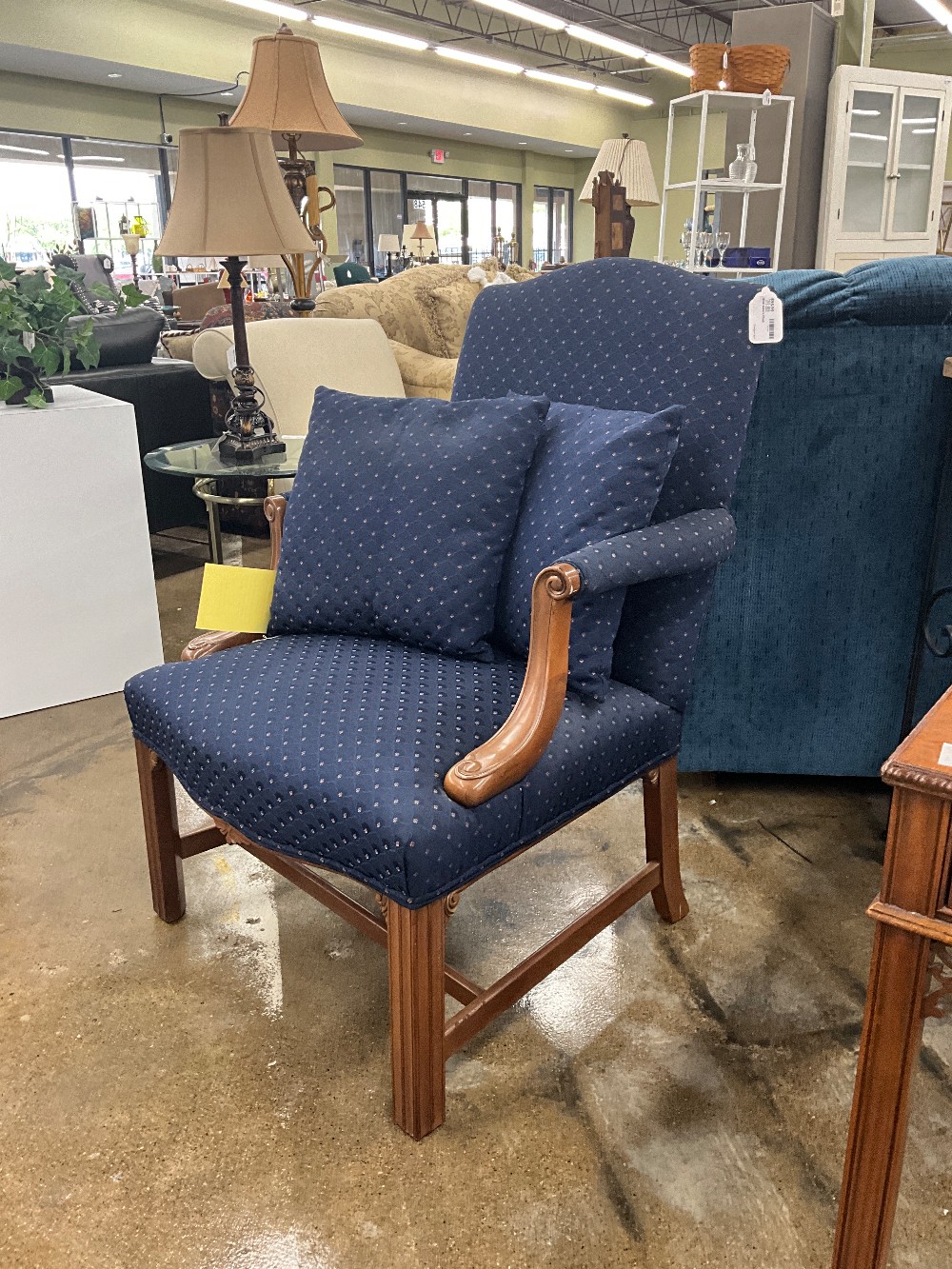 Blue Accent Chair