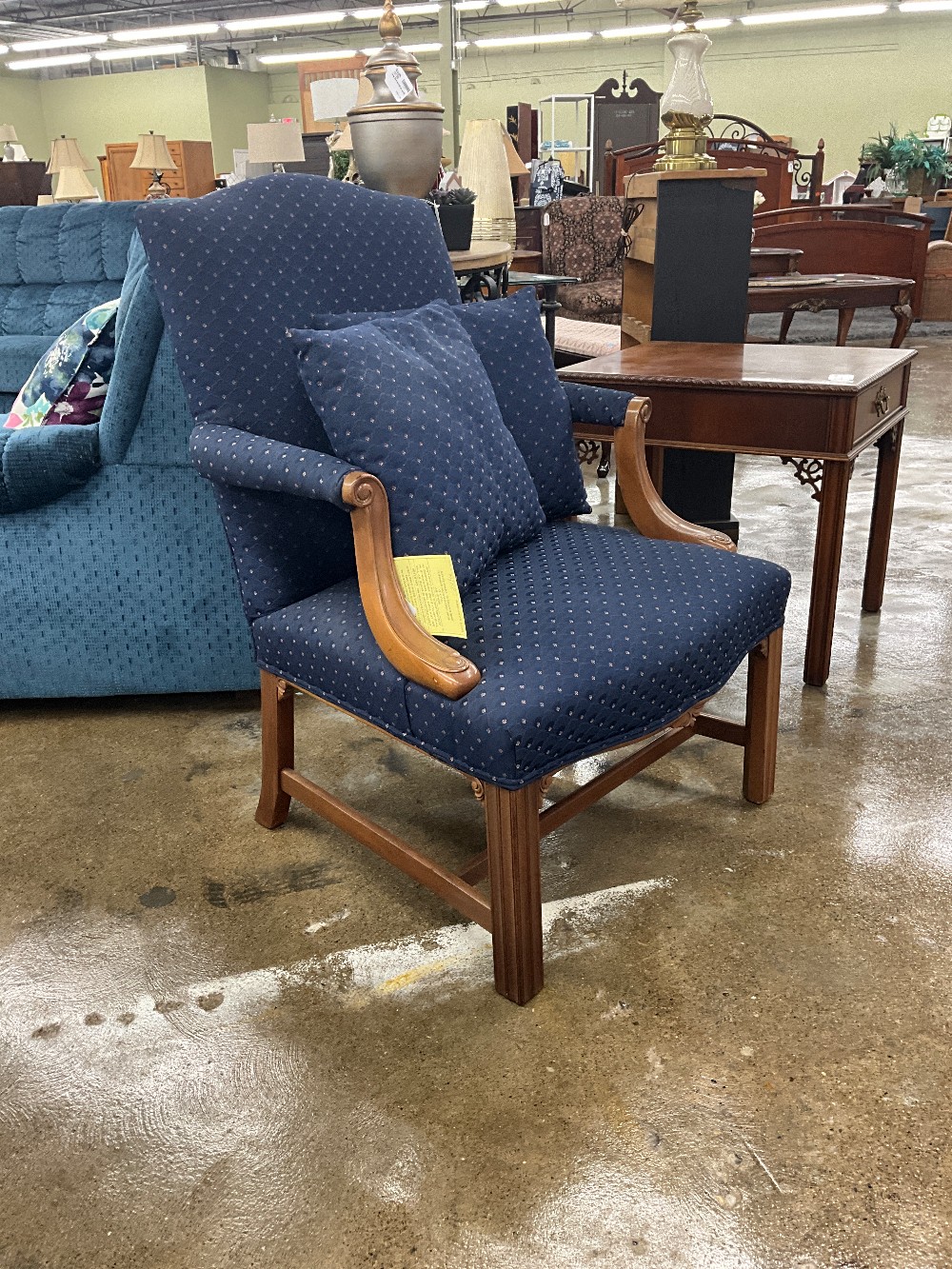 Blue Accent Chair