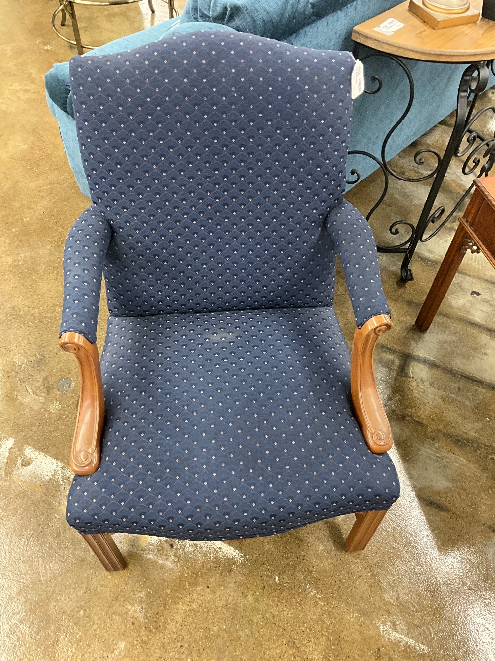Blue Accent Chair